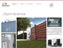 Tablet Screenshot of diferbat.fr